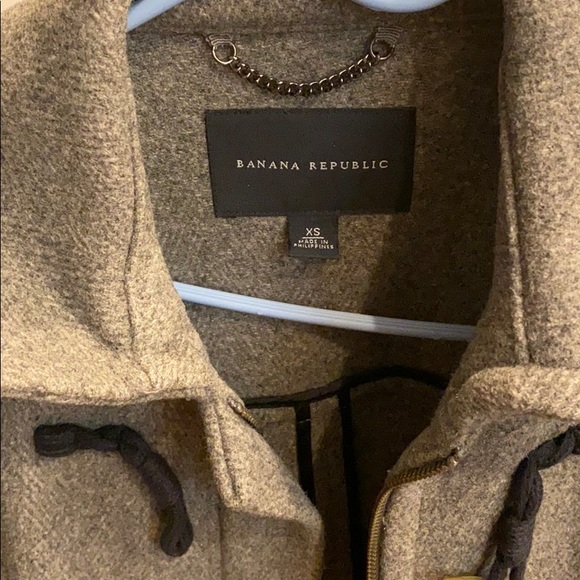 Banana Republic Toggle Gray Wool Coat XS - Picture 2 of 4